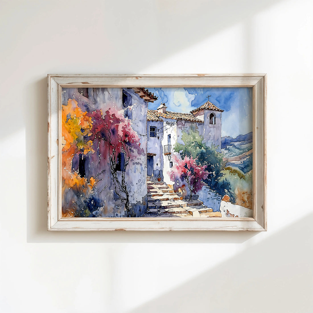 Sunwashed Steps - Art Academi - Canvas