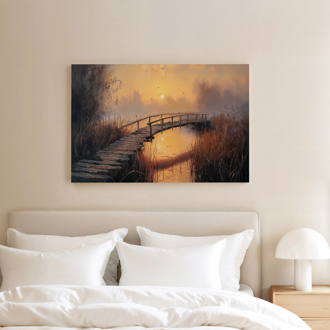 Bridge to Sunset - Art Academi - Poster