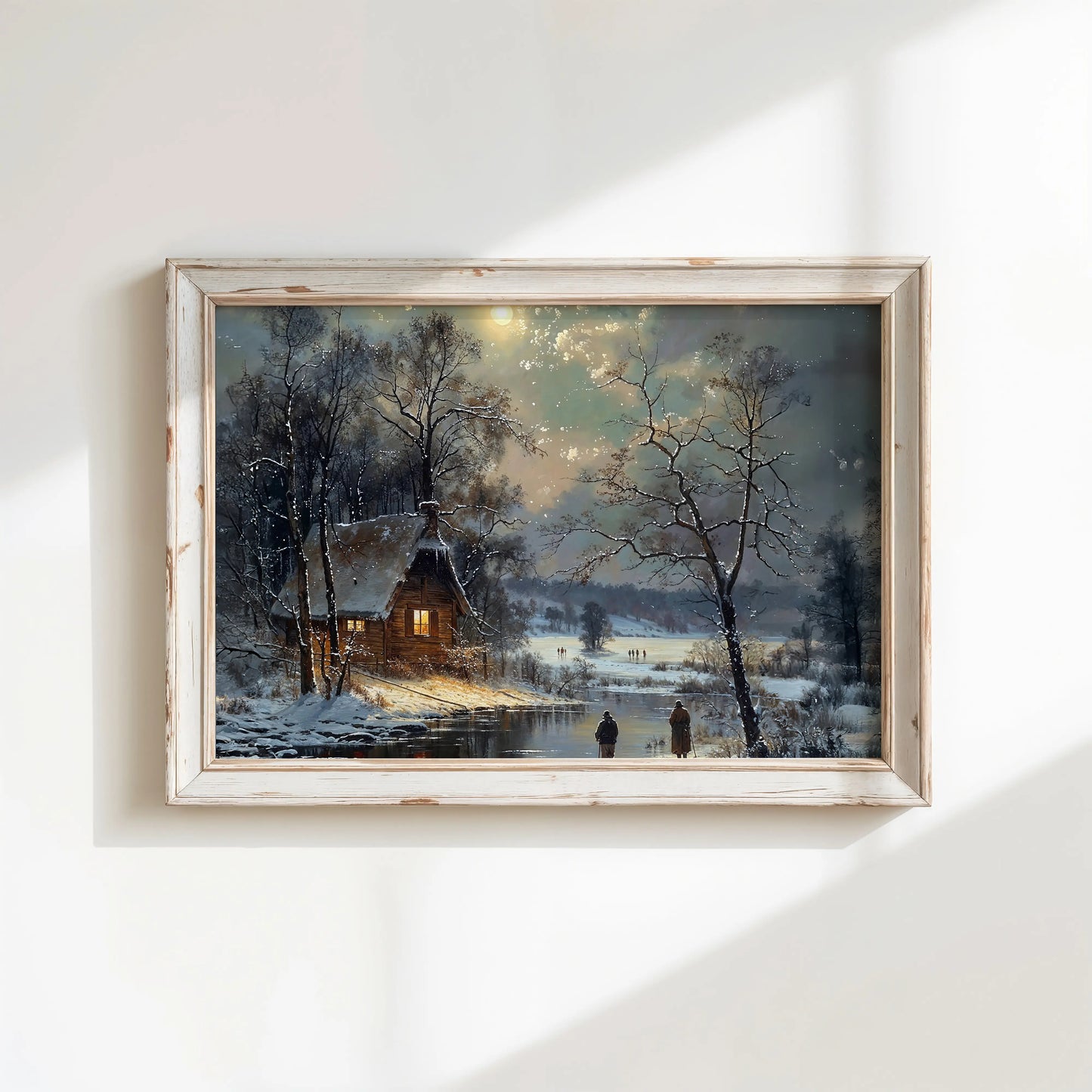 Valley of Winter Moon - Art Academi - Canvas