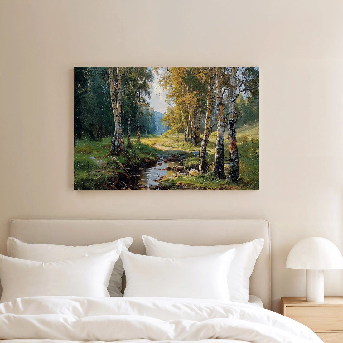 Birchlight Path - Art Academi - Canvas