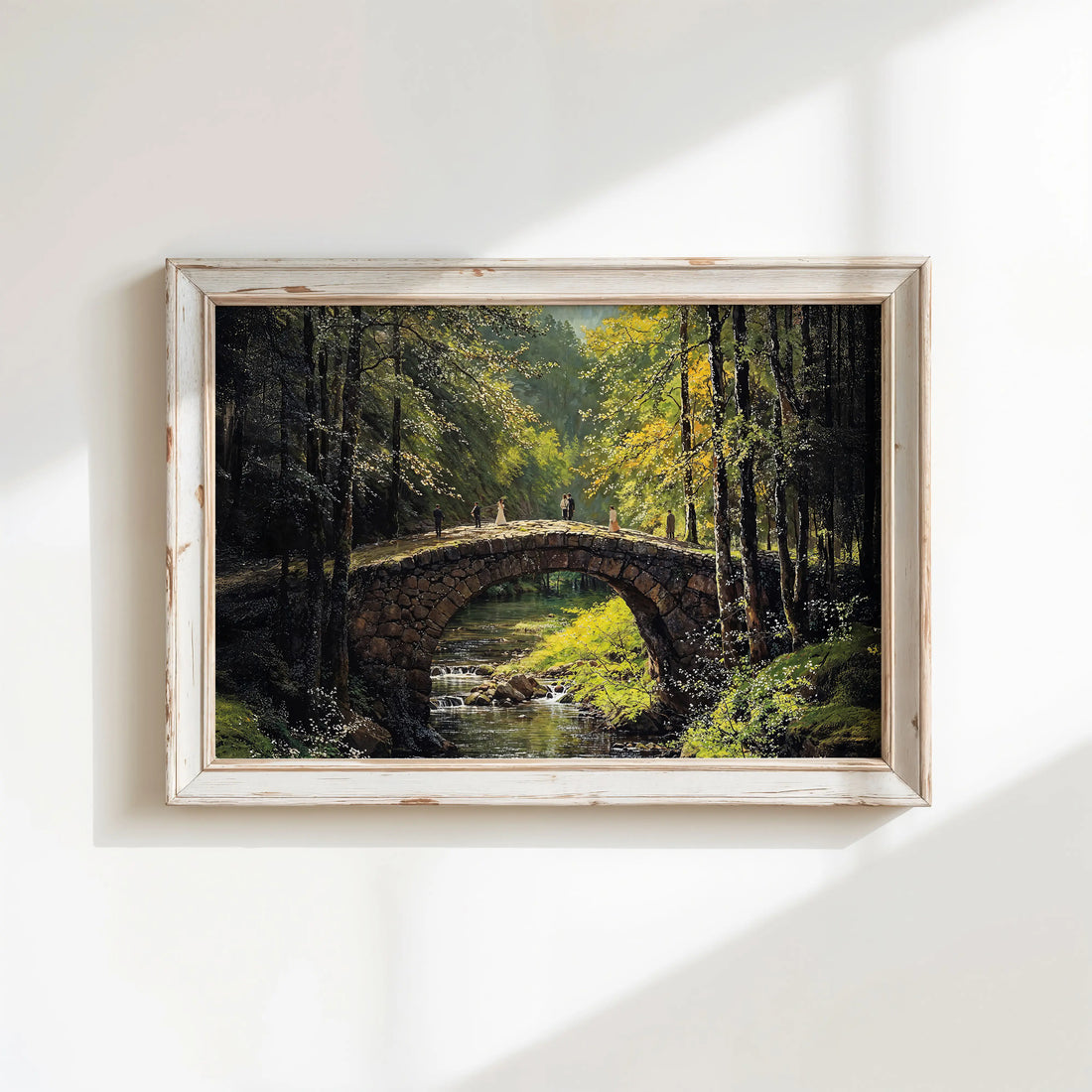 Bridge Stroll - Art Academi - Canvas