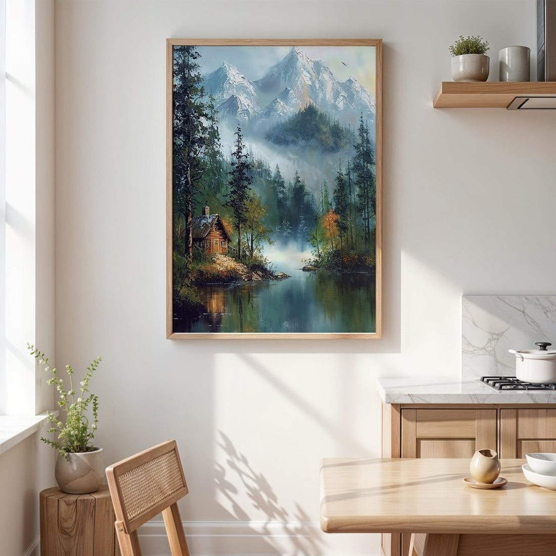 Cabin in the Mists - Art Academi - Poster