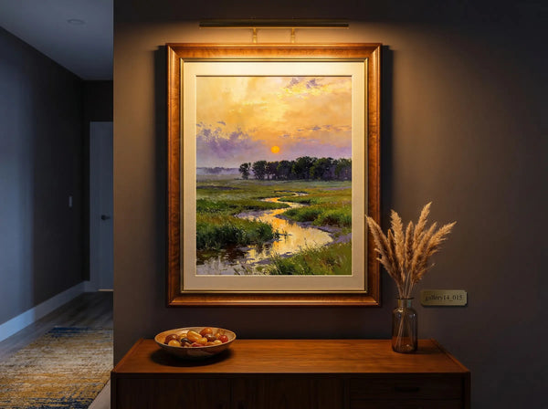 Yellow & Orange Art vs. Winter Blues