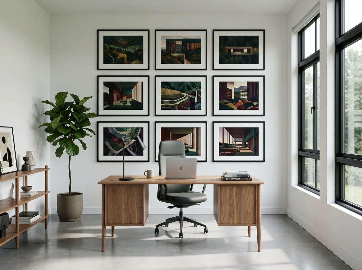 Home Office Wall Art: How to Create a Better Zoom Background