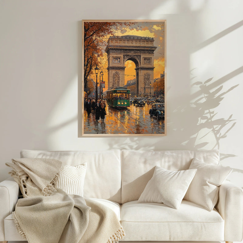 Artwork in Reflective Corner