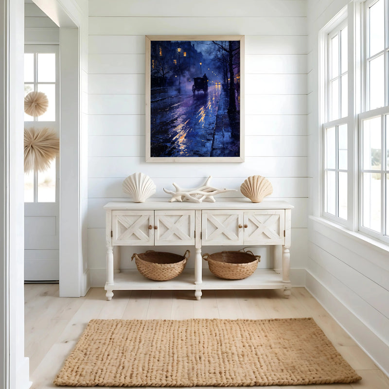Artwork in Reflective Corner