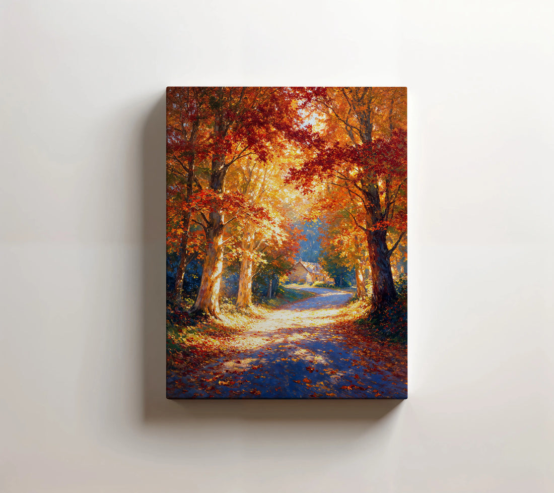 Path of Crimson Leaves...