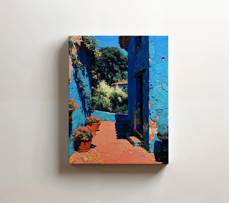 Artwork in Reflective Corner