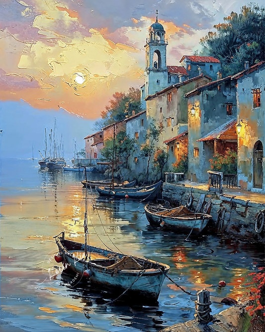 Harbor at Dusk