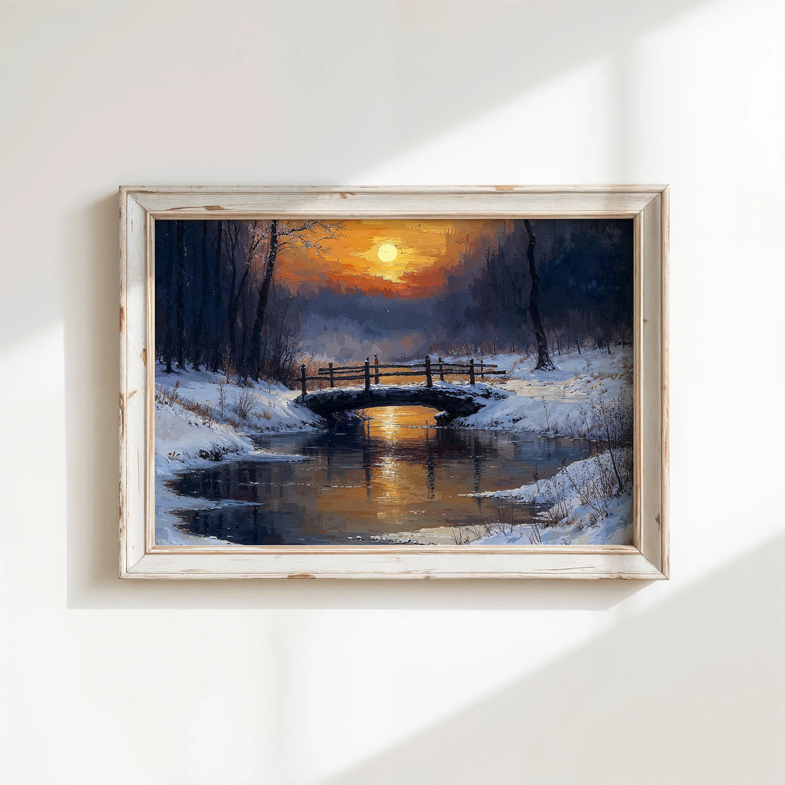 Sunset Bridge ⌐ - Art Academi - Canvas