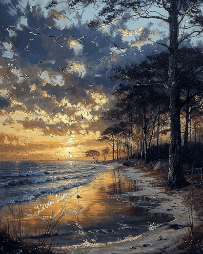 Flight of Sunset* - Art Academi - Digital Artwork