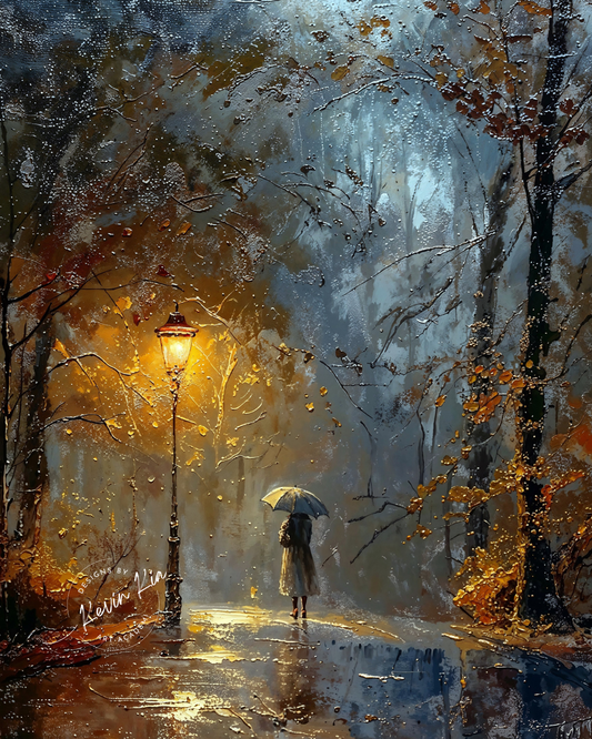 Rainy Night Walk