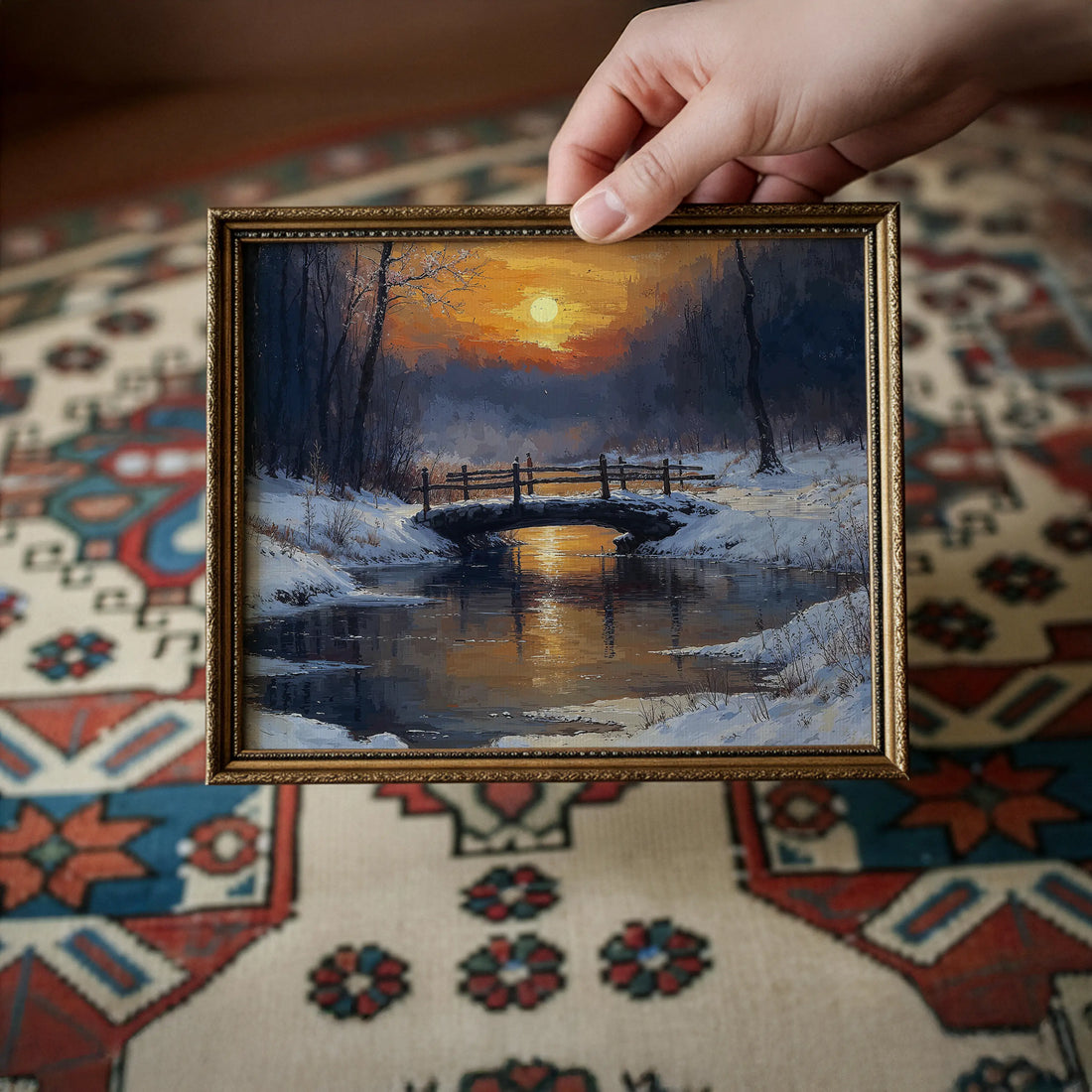 Sunset Bridge ⌐ - Art Academi - Canvas