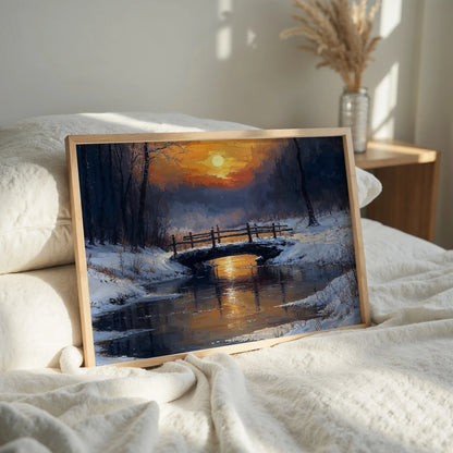 Sunset Bridge ⌐ - Art Academi - Canvas