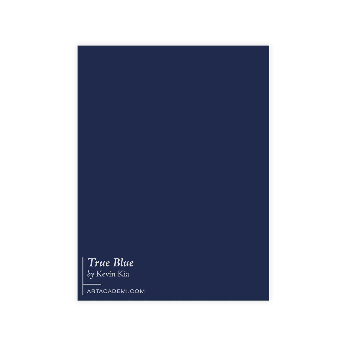 True Blue_post card