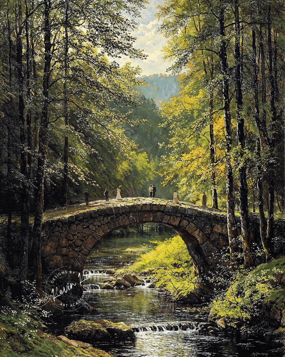 Bridge Stroll* - Art Academi - Digital Artwork