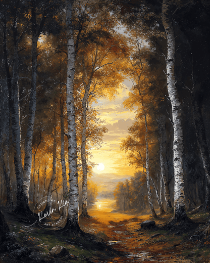 Golden Forest* - Art Academi - Digital Artwork