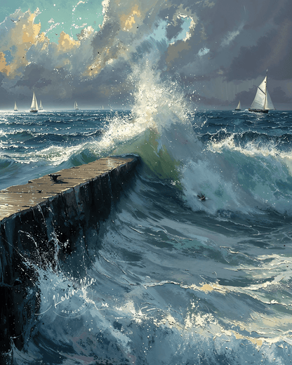Break of the Tide* - Art Academi - Digital Artwork