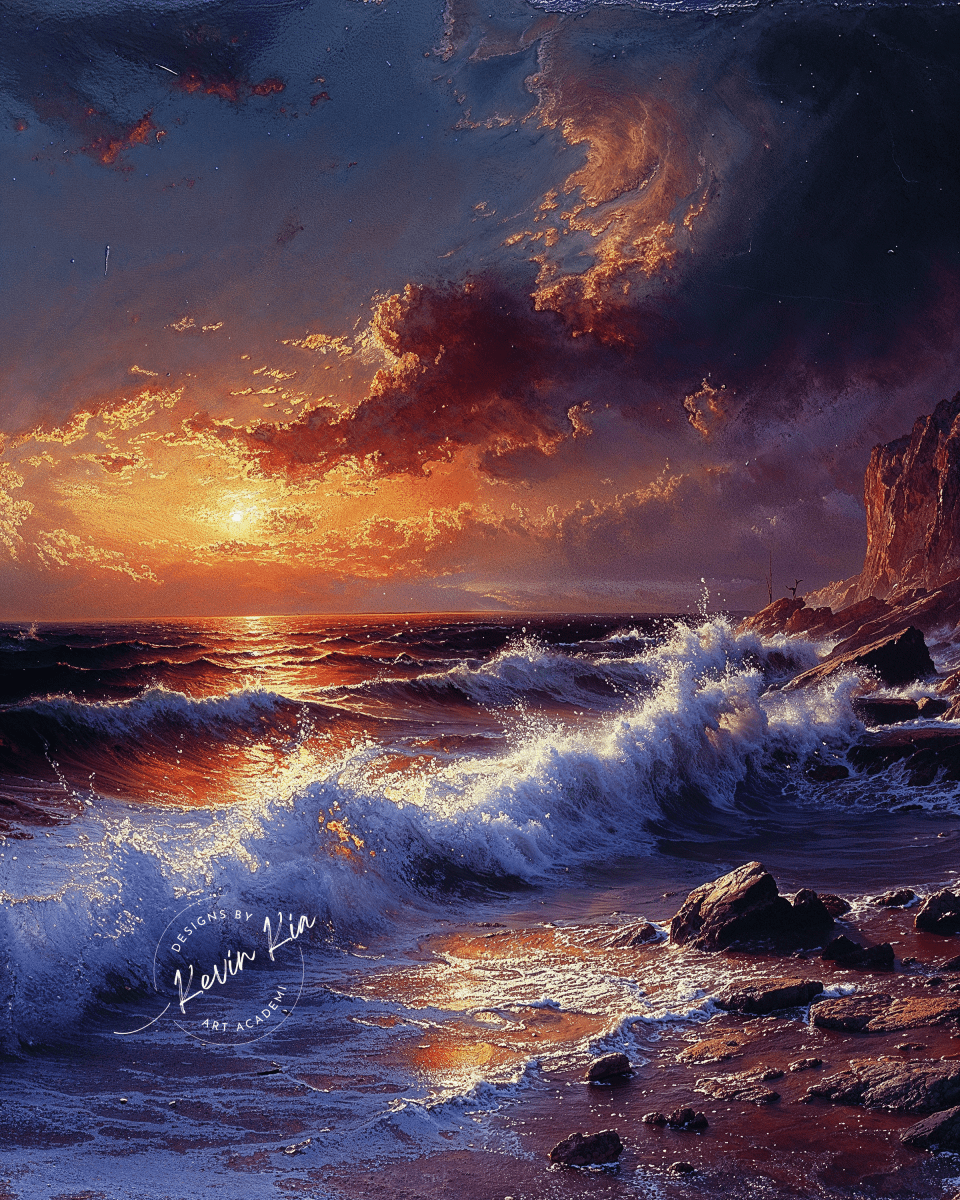 Crimson Tide* - Art Academi - Digital Artwork