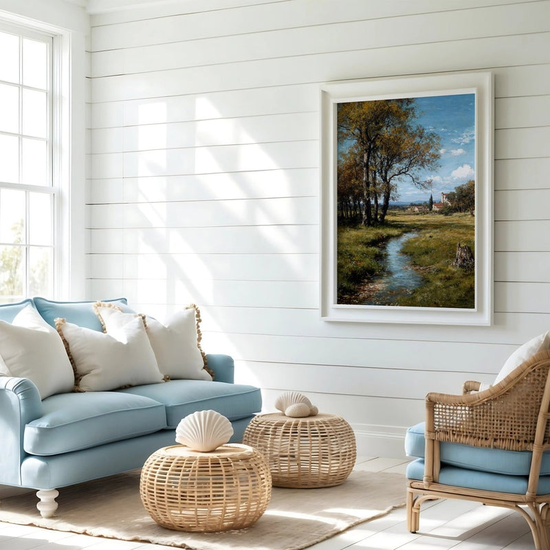 Artwork in Quiet Interior