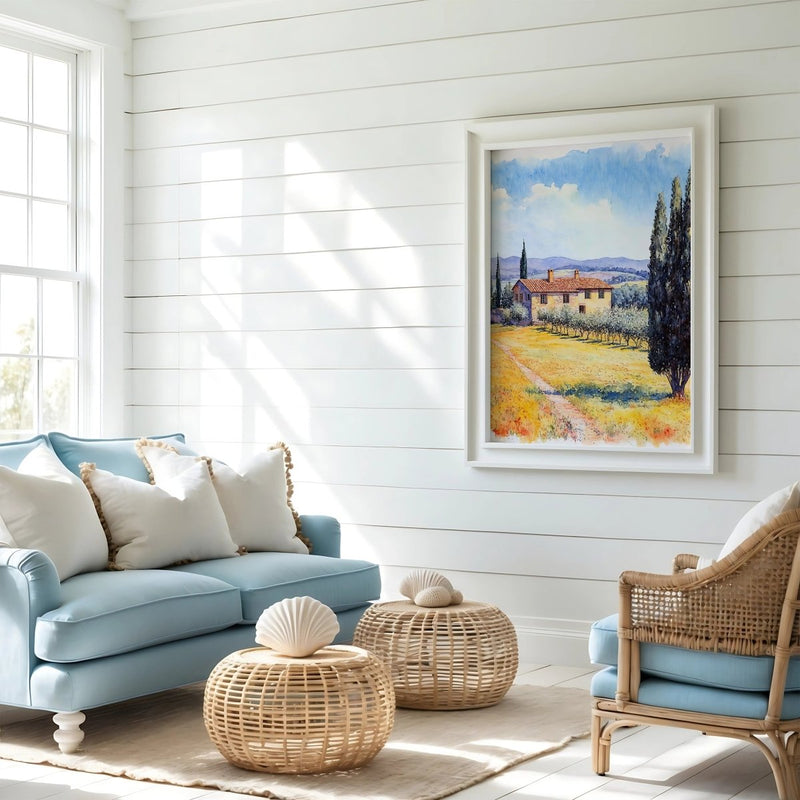 Artwork in Reflective Corner