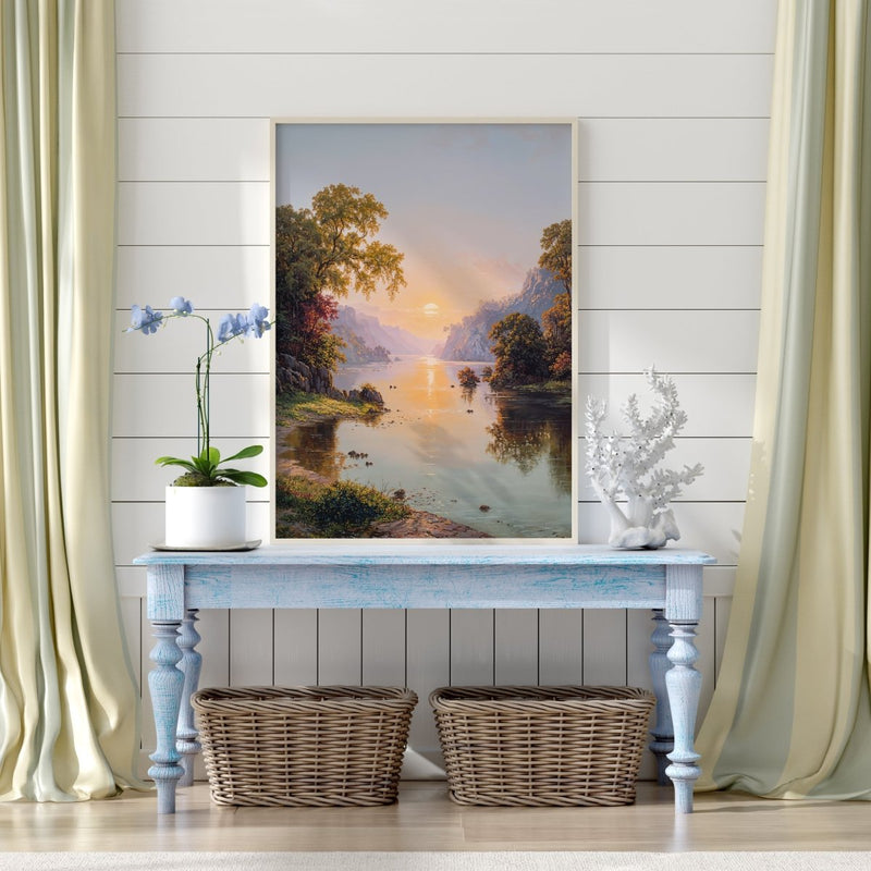 Artwork in Reflective Corner