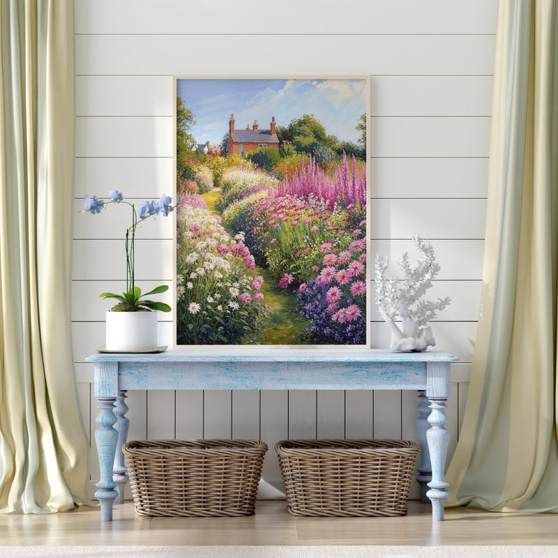 Artwork in Reflective Corner