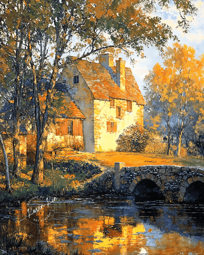 Golden Bridge - Art Academi - Poster