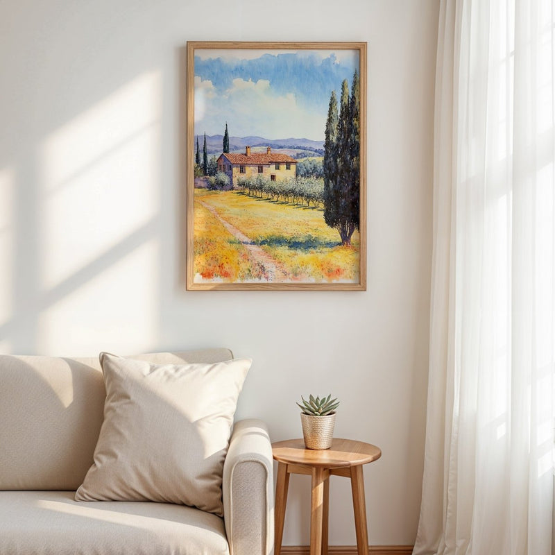 Tuscany Fine Art Print Detail