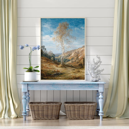 Lonely Birch - Art Academi - Poster