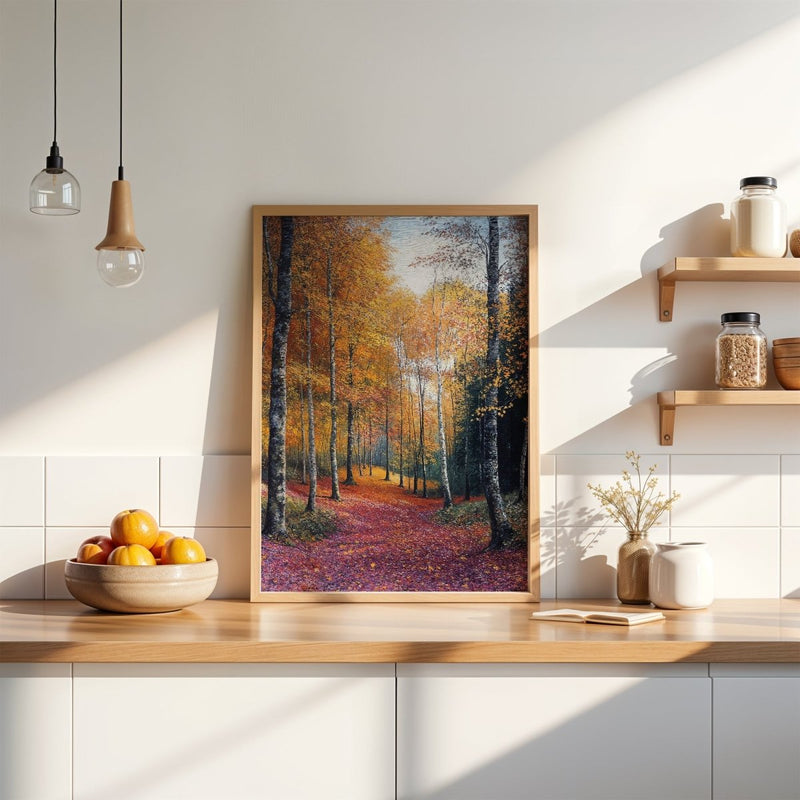 Artwork in Reflective Corner