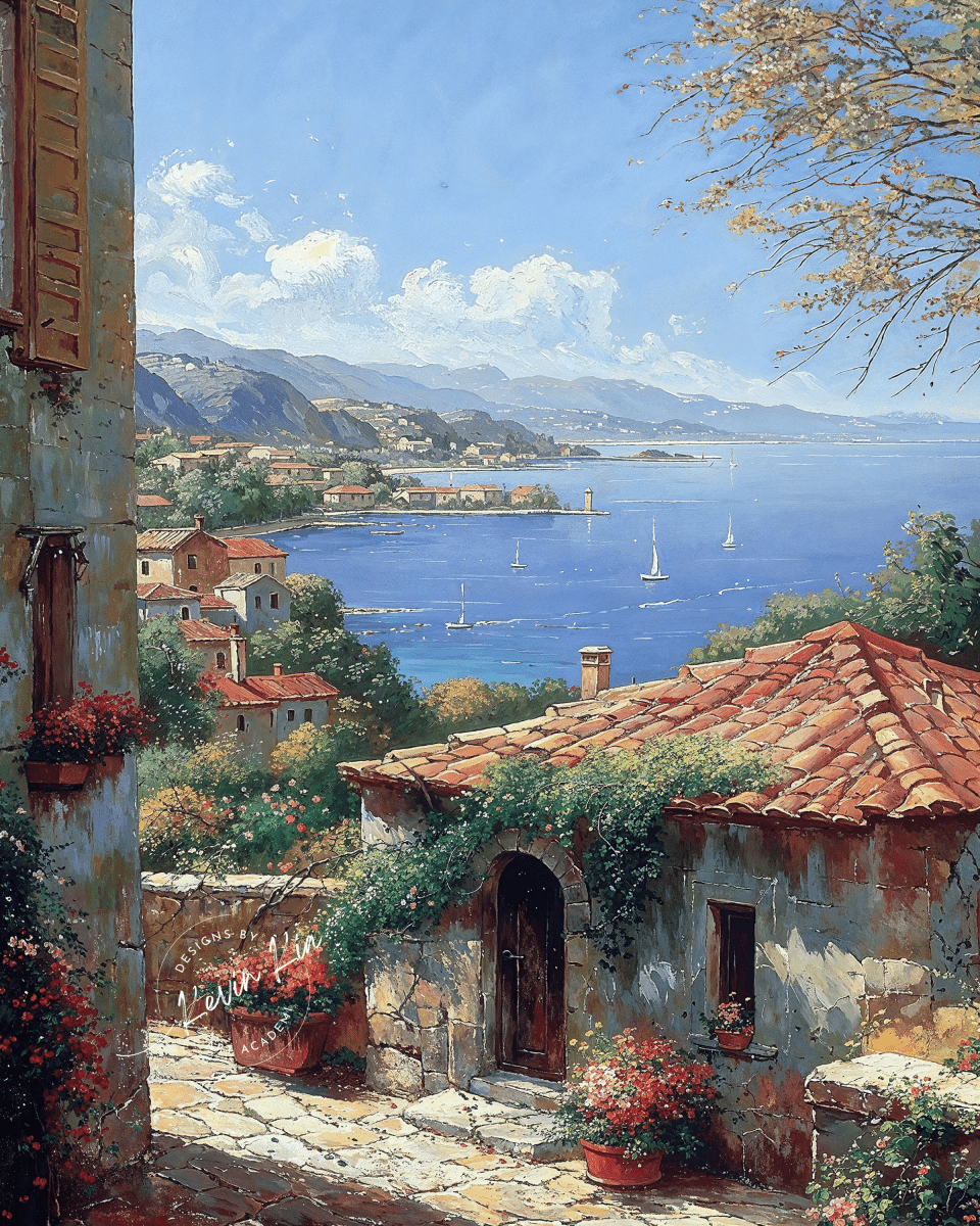 Mediterranean Bloom* - Art Academi - Digital Artwork