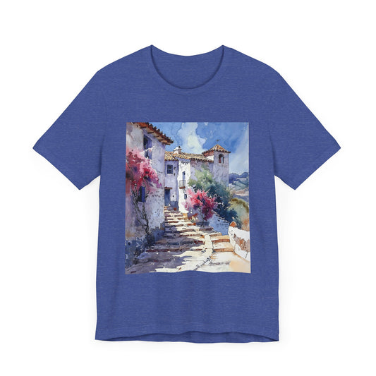 Scenic Watercolor Art Tee - Unisex Short Sleeve Shirt