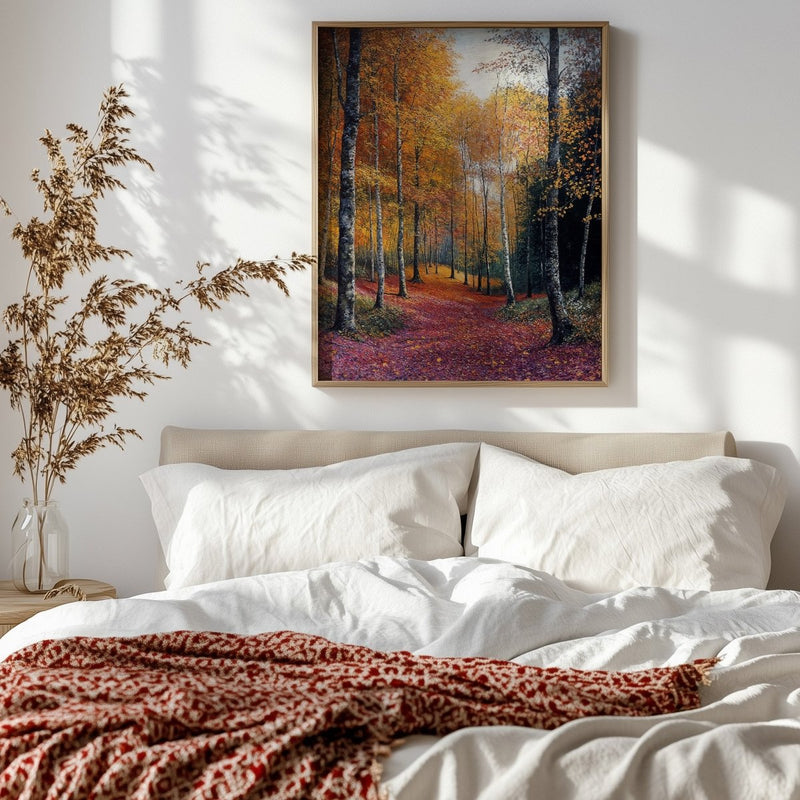 Crimson Way Fine Art Print Detail