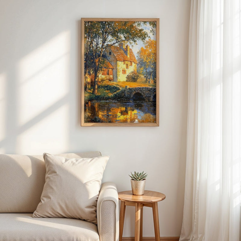 Golden Bridge Fine Art Print Detail