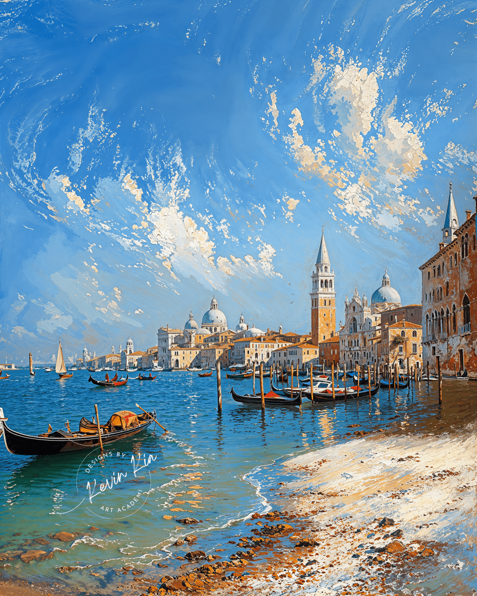 Venetian Skies* - Art Academi - Digital Artwork