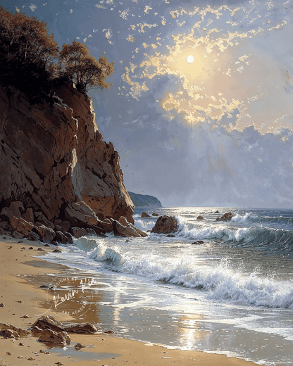 Coastal Breeze* - Art Academi - Digital Artwork