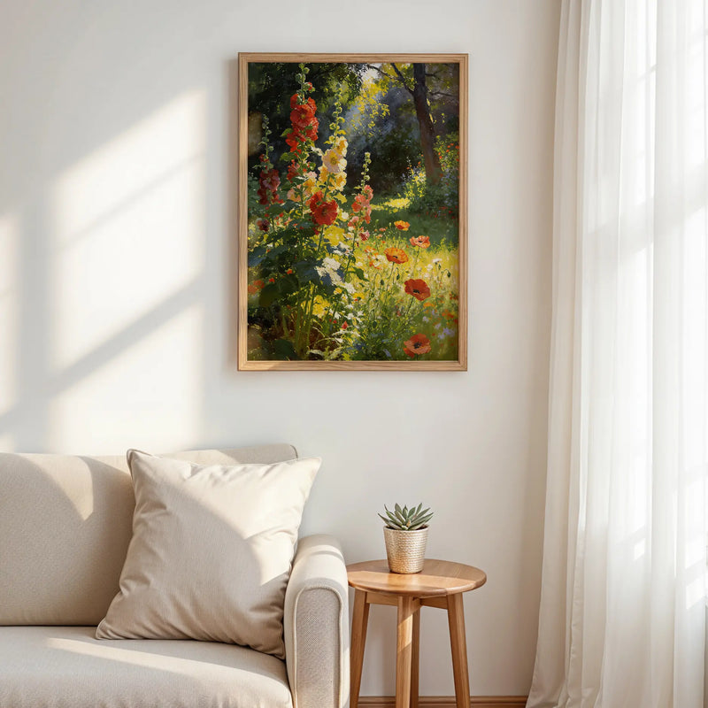 Artwork in Reflective Corner