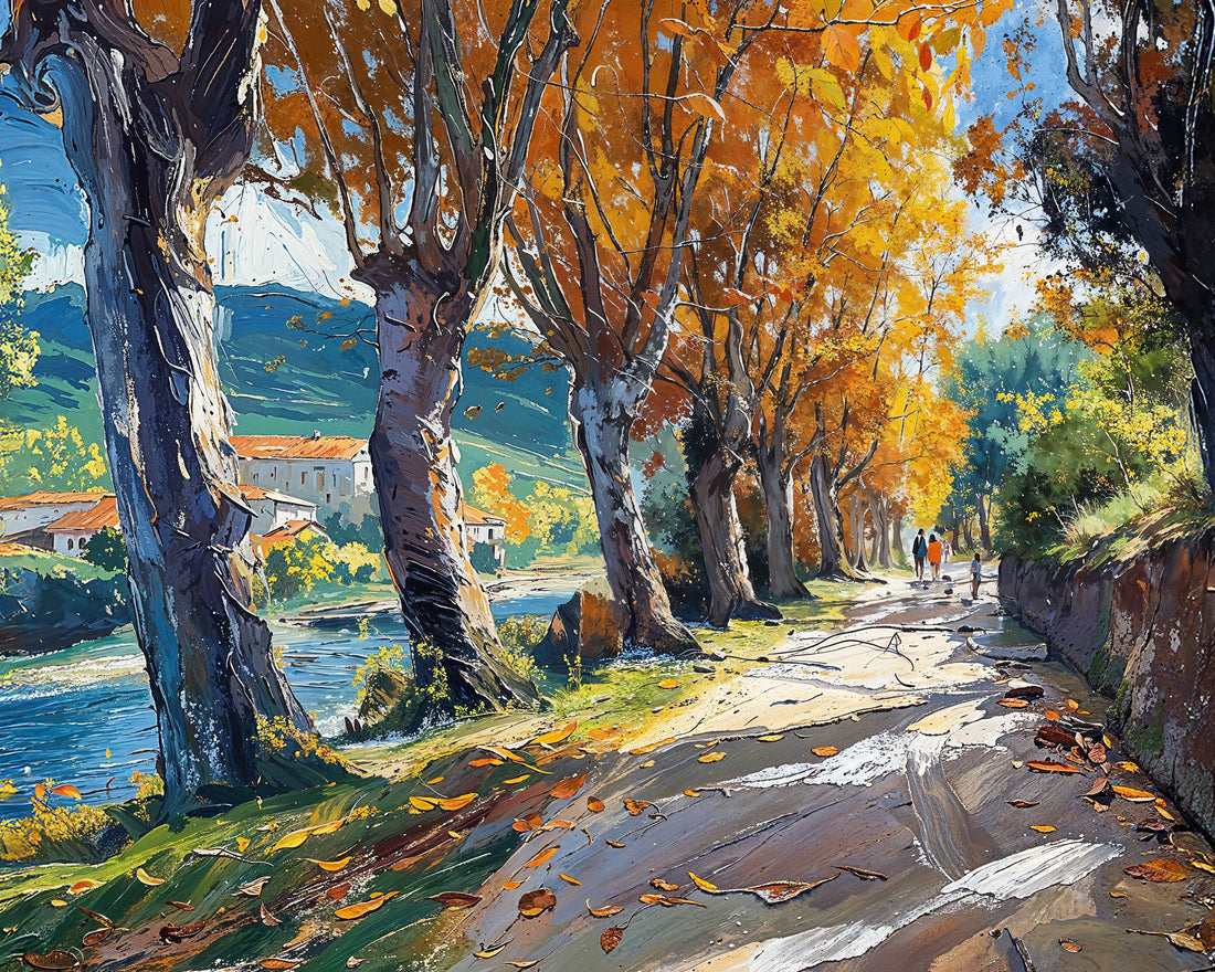 Afternoon Walk - Art Academi - Canvas