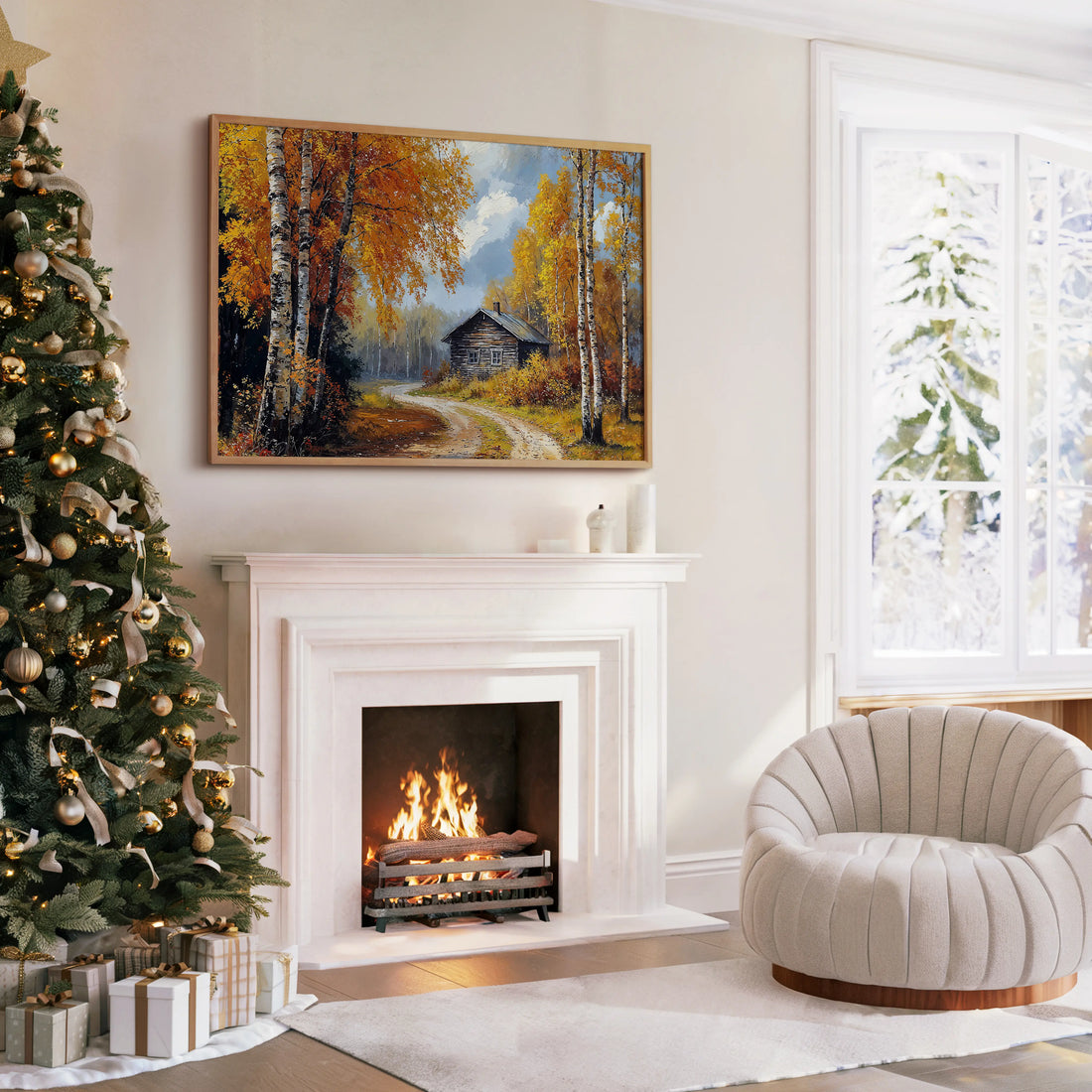 Birchwood Reverie - Art Academi - Canvas