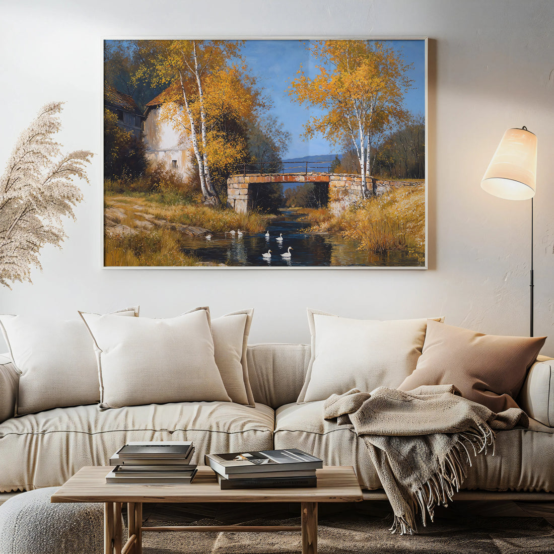 Birch Bridge - Art Academi - Canvas