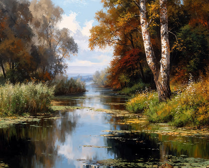Earth & Sky - Art Academi - Canvas