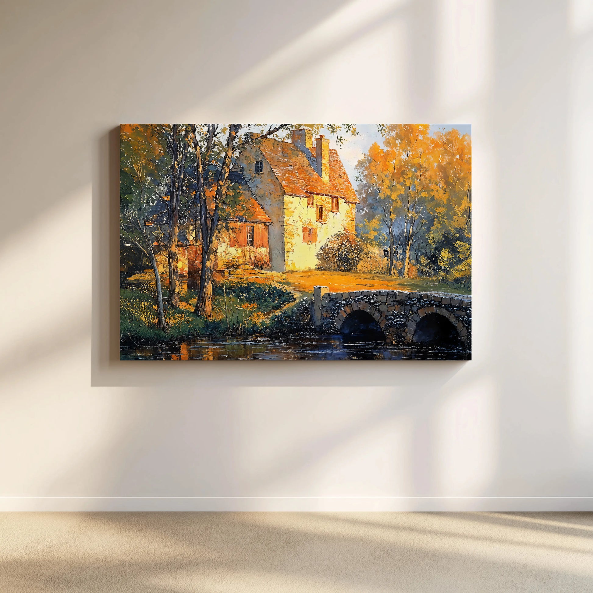Bridge of Gold - Art Academi - Canvas