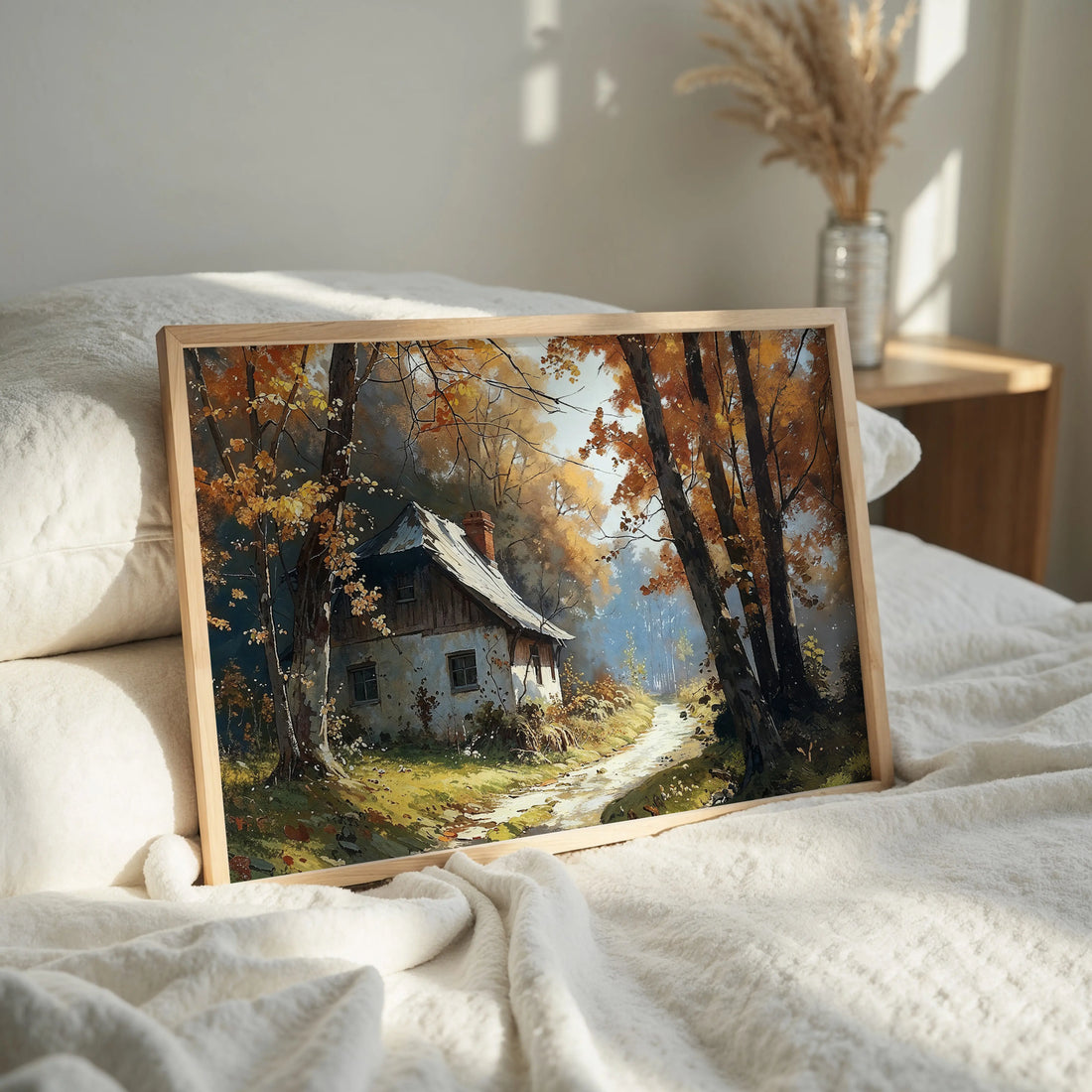 Beneath Amber Trees - Art Academi - Canvas