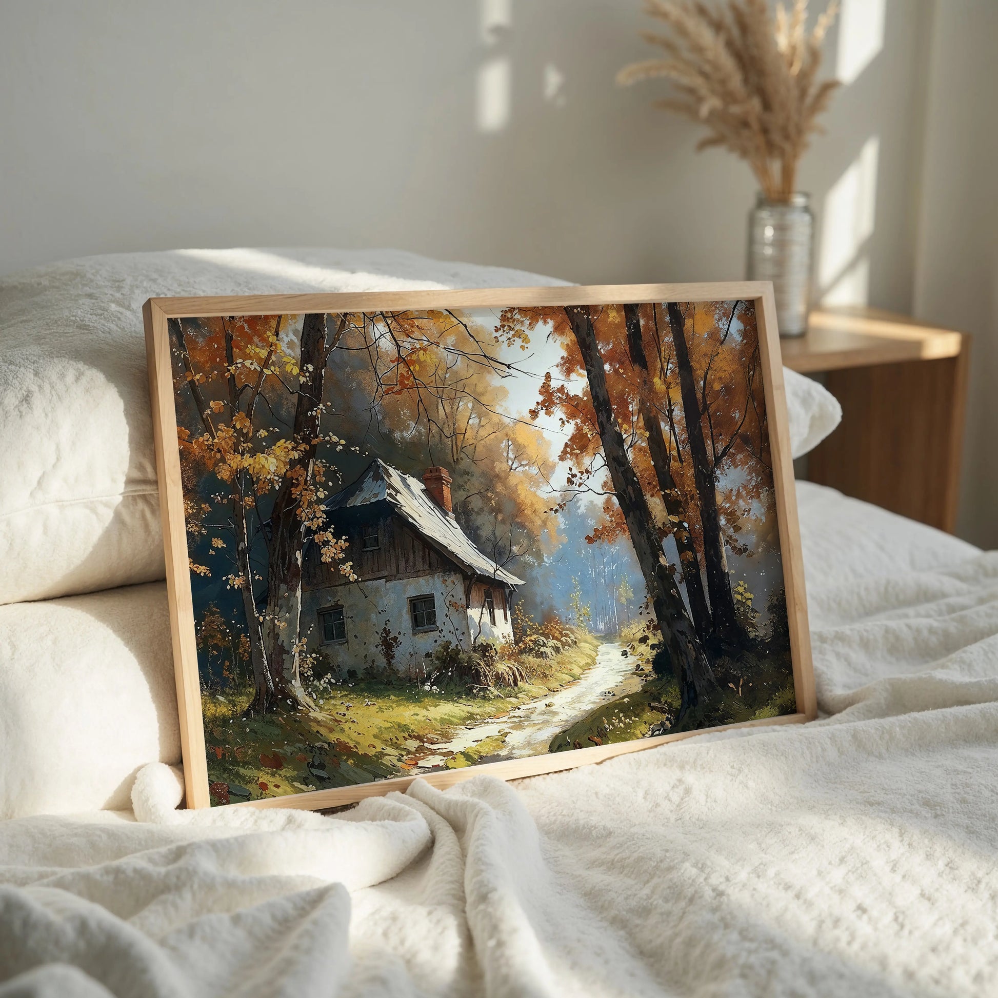 Beneath Amber Trees - Art Academi - Canvas