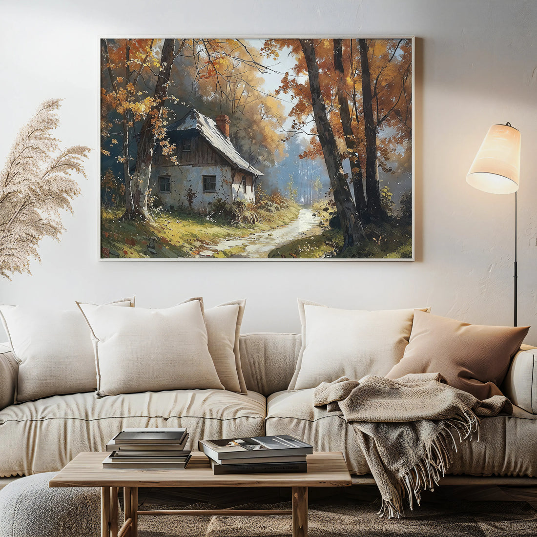 Beneath Amber Trees - Art Academi - Canvas