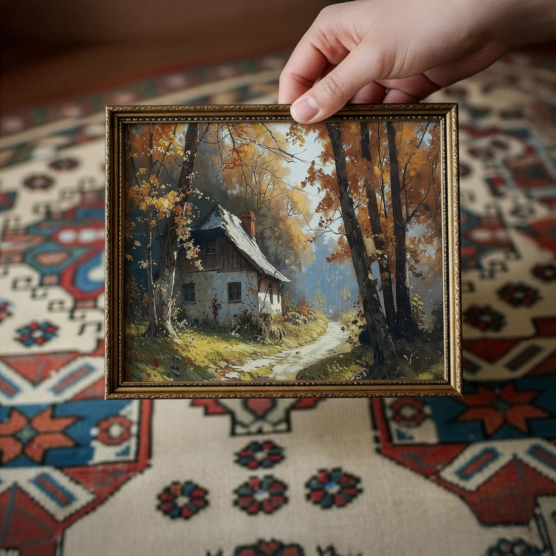 Beneath Amber Trees - Art Academi - Canvas