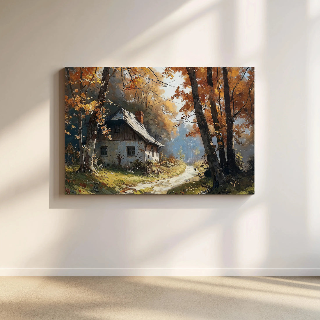 Beneath Amber Trees - Art Academi - Canvas