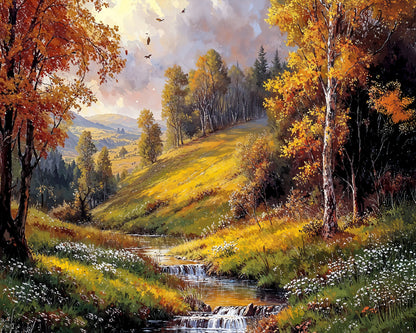 Autumn Valley - Art Academi - Canvas