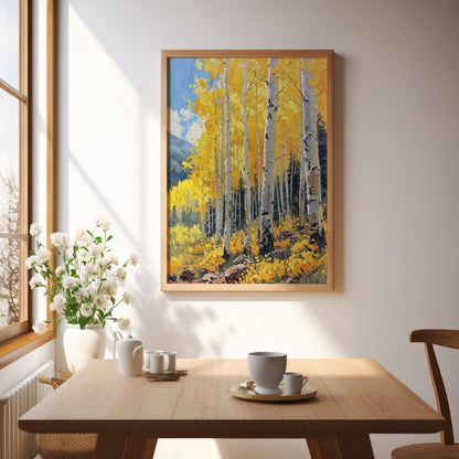 Golden Aspens - Art Academi - Poster